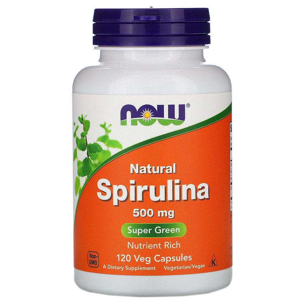 Спіруліна органічна (Spirulina Organic) 500мг 120 капсул Київ - фото 1
