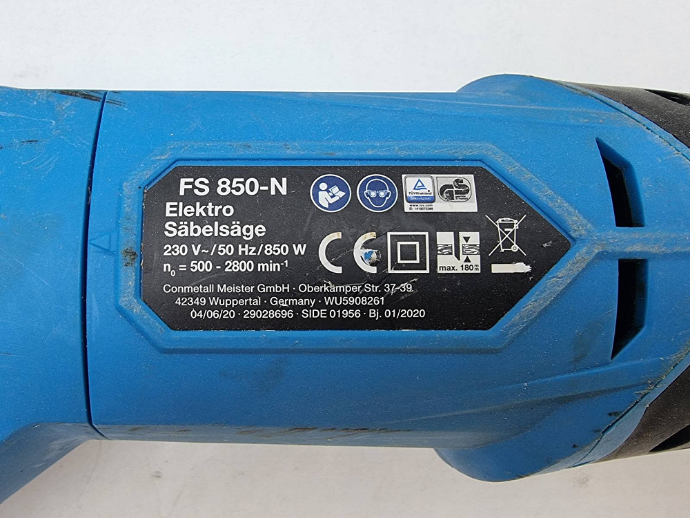Сабельна пилка Ferrex FS 850-N (товар вживаний) Луцк - изображение 4