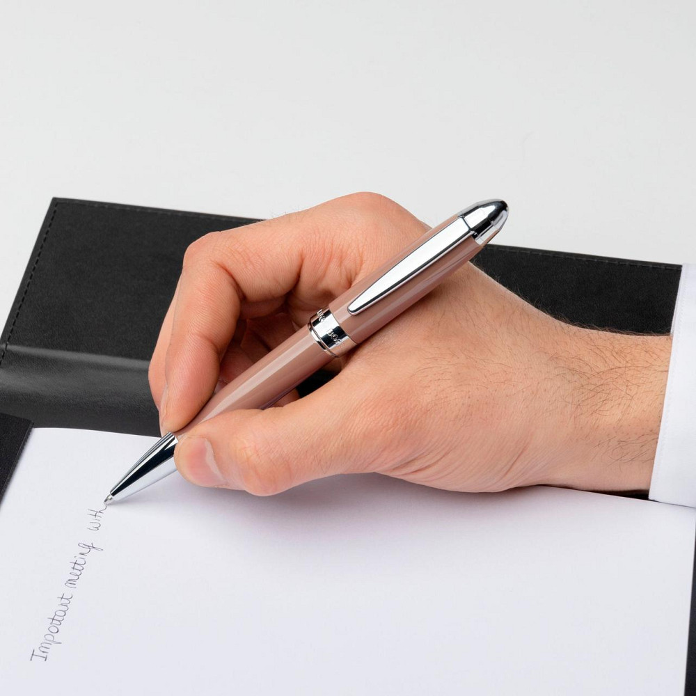 Кулькова ручка Hugo Boss Icon Camel/Chrome Ровно - изображение 3