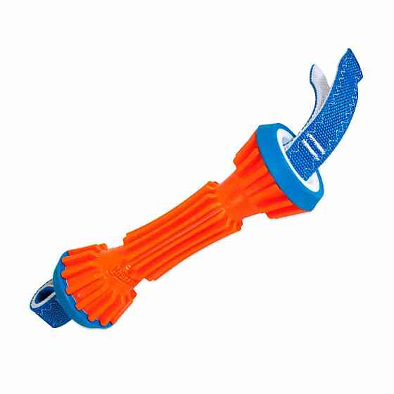 Апорт гофрированная гантель Chuckit! Rugged Bumper игрушка для собак, размер S Винница