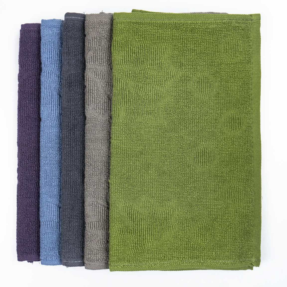 Кухонная жаккардовая салфетка GM Textile 25х45 см 380 г/м2 (Зеленый) Сумы - изображение 4