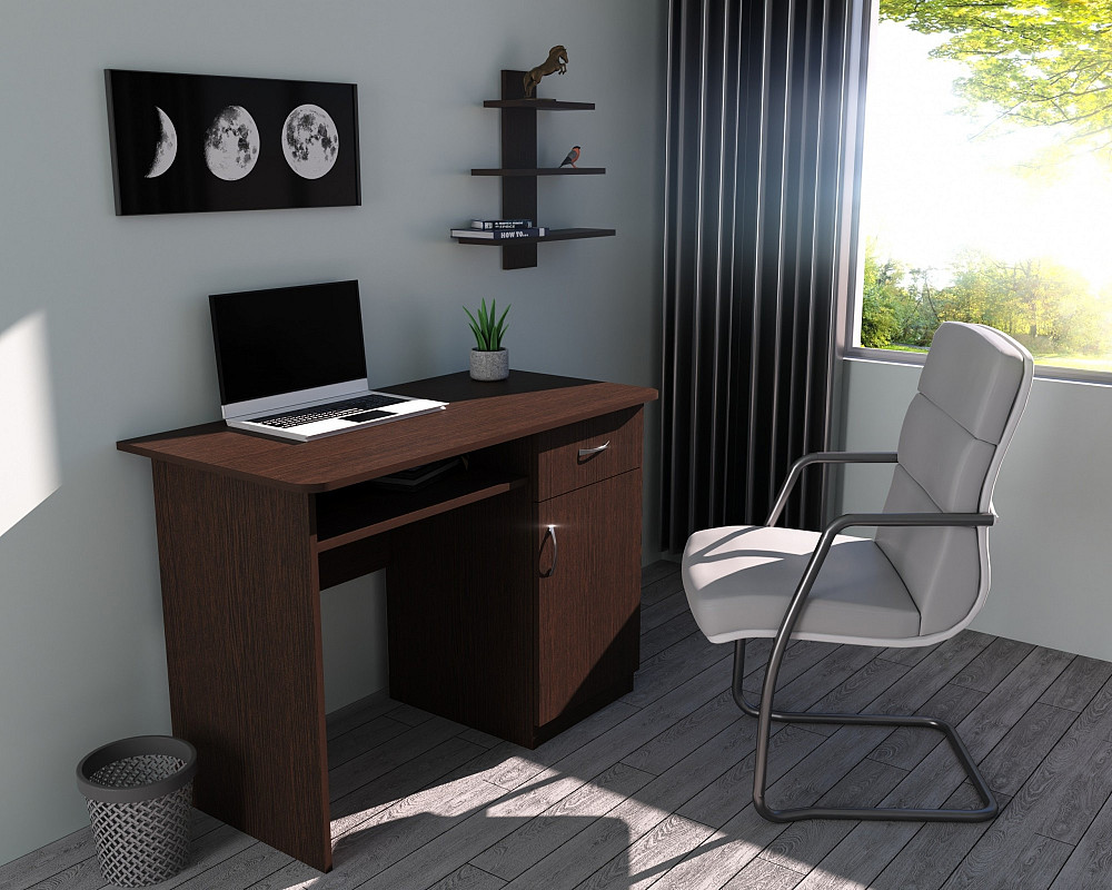 Стіл письмовий СП-1 №10, Венге Магія, 1100/550/760 Львів - фото 1