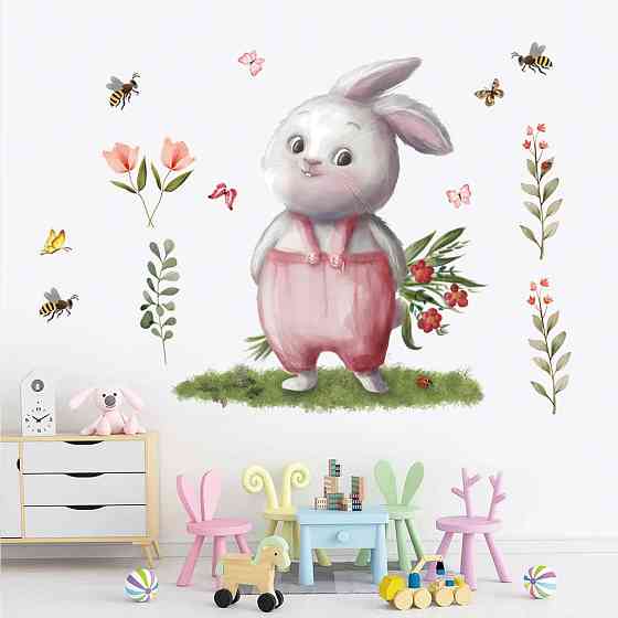 Наклейка декоративная виниловая в детскую комнату на стену 