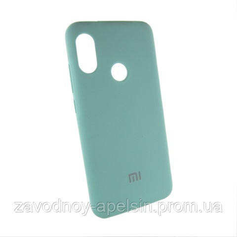 Xiaomi Redmi 6 pro Mi A2 lite чехол мятный Silicone Cover mint Одесса - изображение 1
