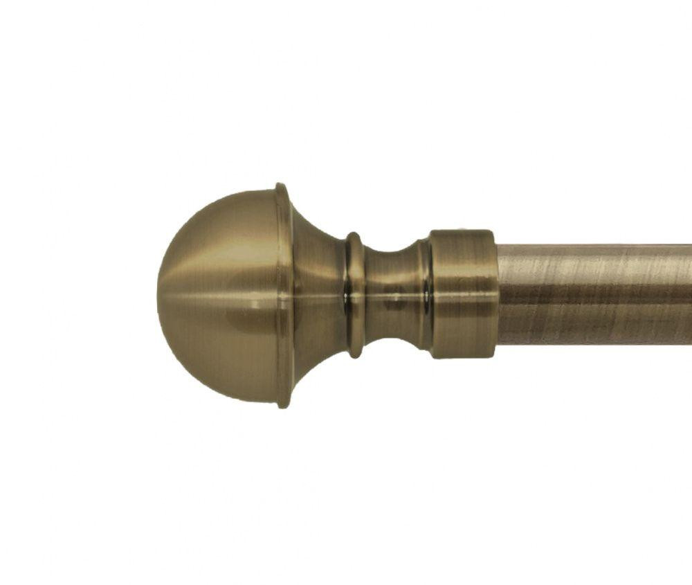 Карниз Orvit Бостон металевий однорядний техно гладка труба кільце металеве Антик 25 мм 300 см (00-00025835) Львов - изображение 2