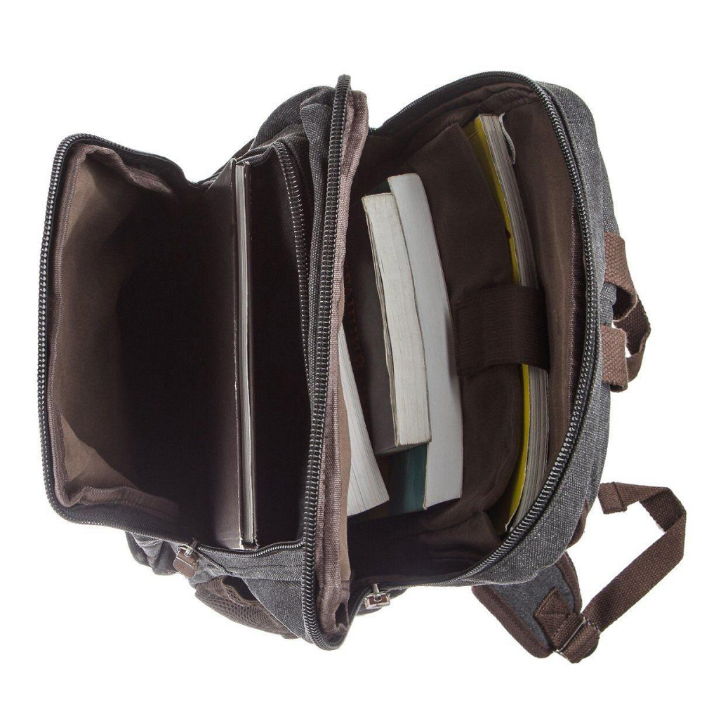 Рюкзак текстильний Vintage 20074 Чорний Київ - фото 8