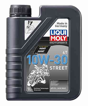 LIQUI MOLY 2526 Motorbike 4T 10W-30 Street — Моторна олива для 4-тактних мотоциклів | Надійний захист двигуна та мокрого зчепленн Ковель