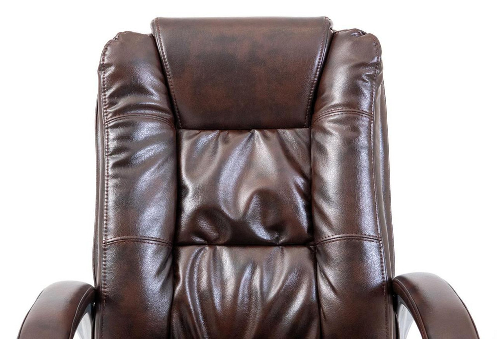 Офисное Кресло Руководителя Richman California Titan Dark Brown Хром М1 Tilt Коричневый Киев - изображение 6