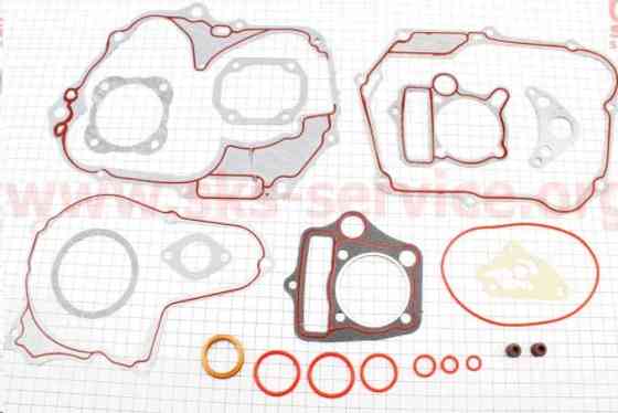 Прокладки двигуна (набір) Пітбайк JH125 (52,4) (21 шт) Мукачево