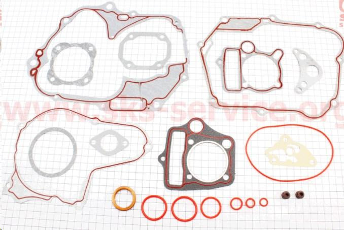 Прокладки двигателя (набор) Питбайк JH125 (52,4) (21 шт) Мукачево - изображение 1