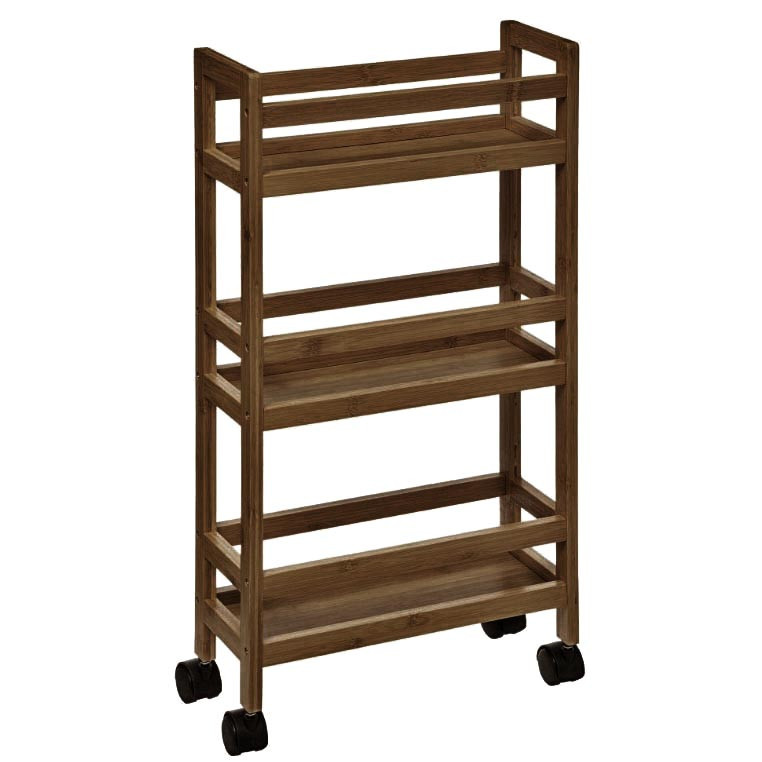 Этажерка для ванной на колёсиках 