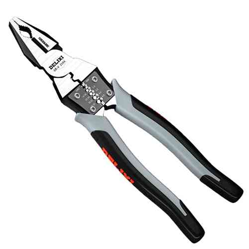 Пасатижі комбіновані 7&quot; багатофункціональні 1.5-6мм2, 185мм, Delixi Вінниця