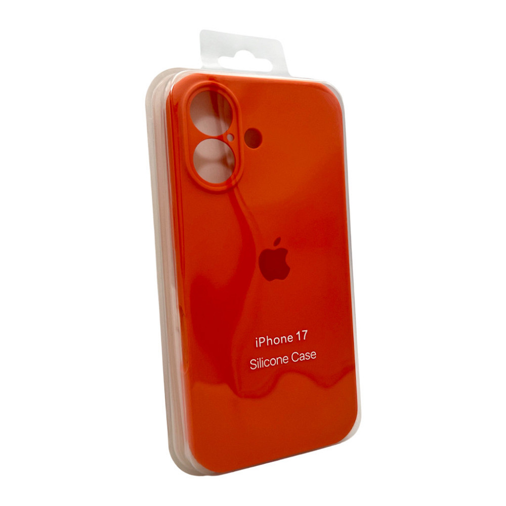 Чохол для смартфона Silicone Full Case AA Camera Protect for Apple iPhone 17 52,Orange Київ - фото 2