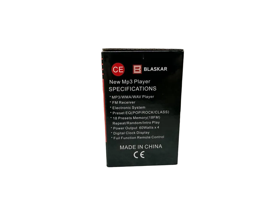 Автомагнітола 1DIN Blaskar BL-02183 (Bluetooth/2USB/MicroSD/AUX/FM) RGB підсвітка + пульт Харків - фото 8