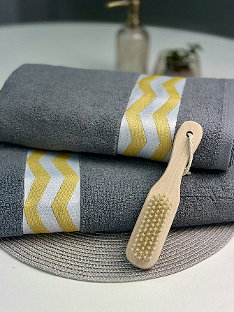 Полотенце махровое Ideal Textile банное с бордюром 70*140 см Черновцы - изображение 9
