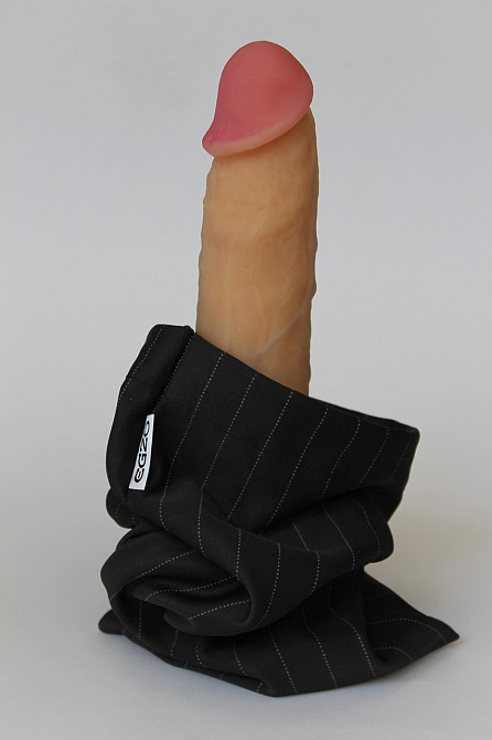 Фаллоимитатор EGZO Ciberskin D005 ( 23 см х 4,5 см ) Sex Aura Киев - изображение 5