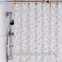 Шторка для душу 100% PEVA, з 12 кільцями, різні кольори: 2 види, 180х180 см Киев - изображение 1