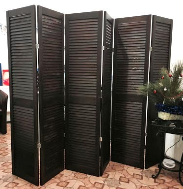 Дерев'яна ширма "Шенді 190х40х6" венге Миколаїв - фото 1