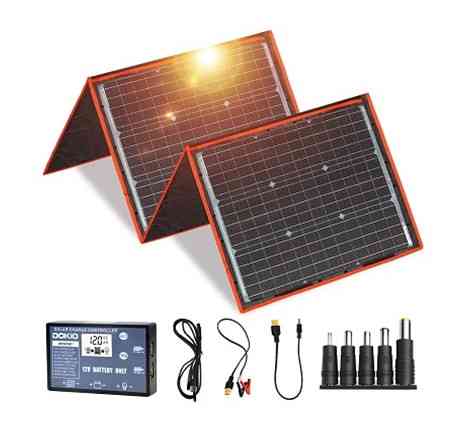 Розкладна сонячна панель 160Вт (2xUSB 1хType) 20В-вихід Київ