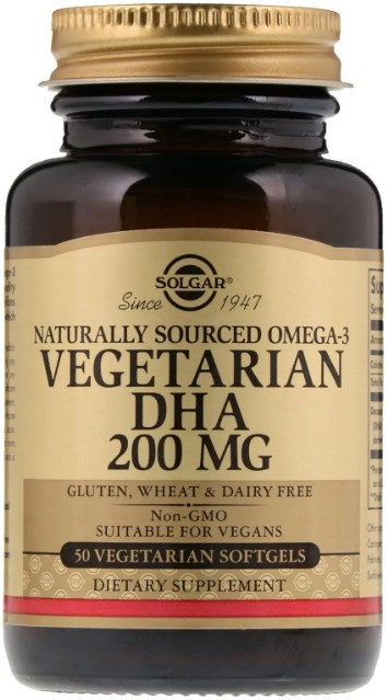 Омега-3 вегетаріанська Solgar Naturally Sourced Omega-3 200 мг 50 капсул Київ - фото 1