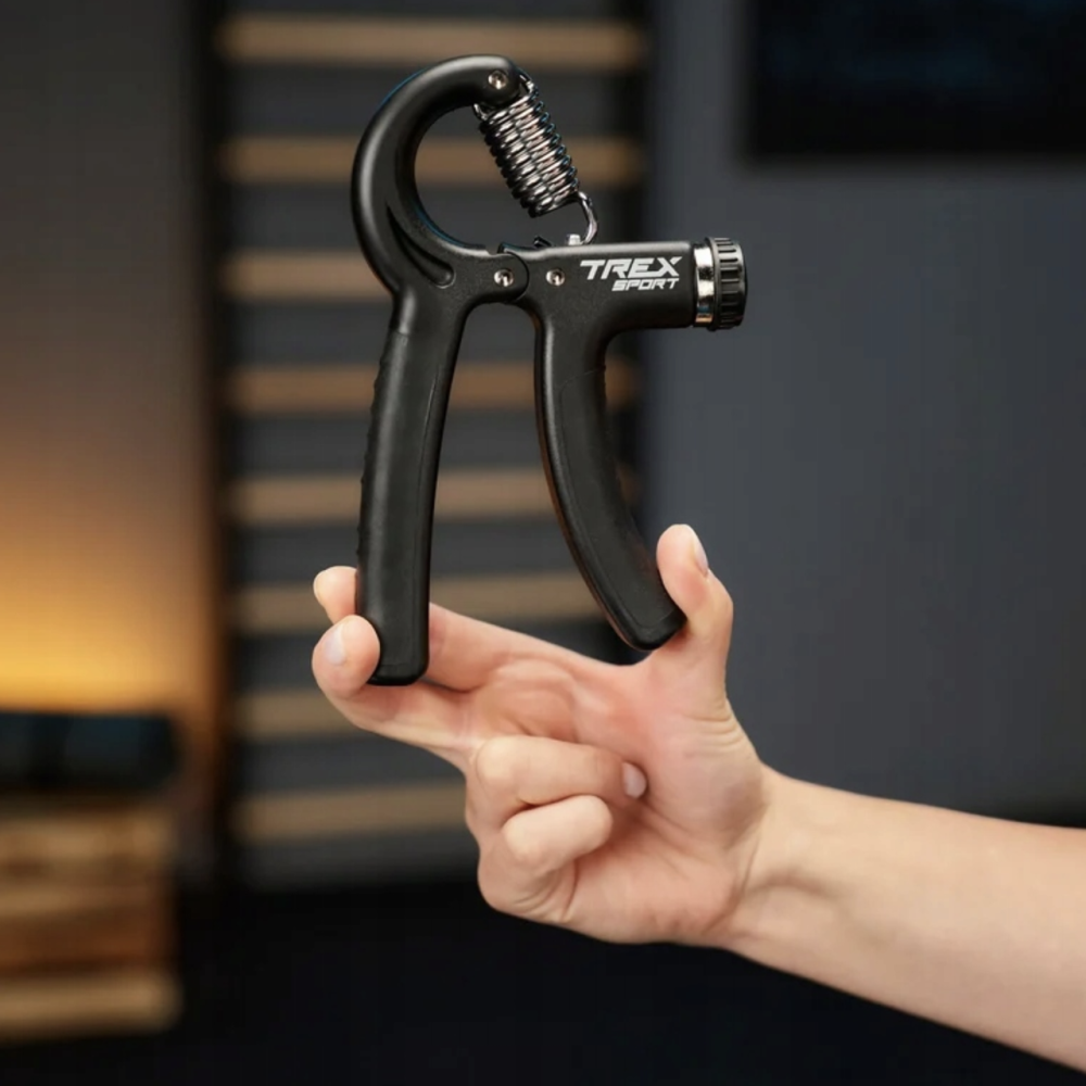 Абор регулируемых кистевых эспандеров 5-60 кг Trex Sport для рук и предплечий, тренажер для силы хвата Киев - изображение 18