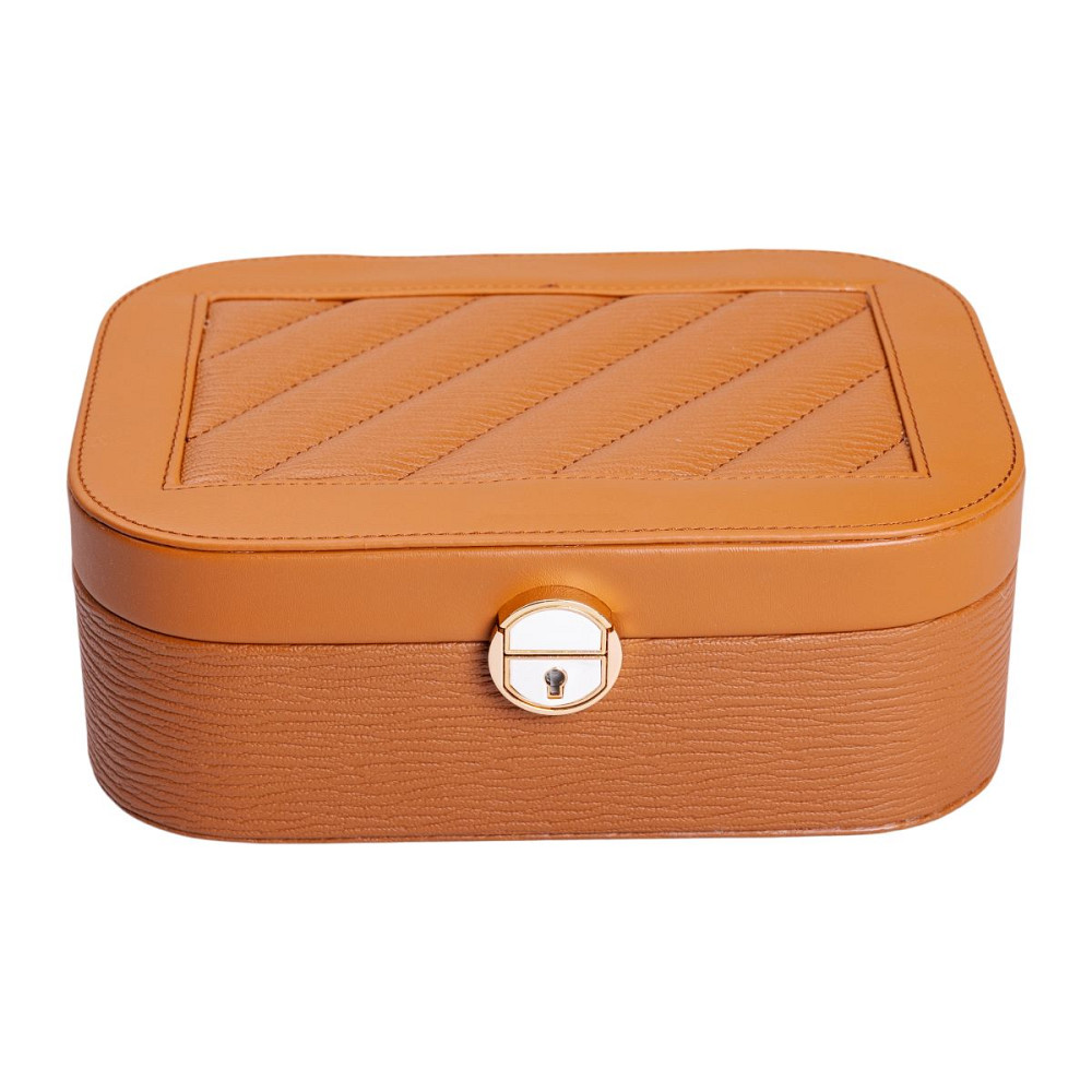 Yiwu Скринька для прикрас з еко шкіри 2 яруси із замком органайзер для ювелірних виробів HP-5-1 Коломыя - изображение 3