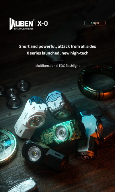Ліхтарик Wuben X-0 EDC 1100 лм Type-C 125 м з магнітною кнопкою Київ - фото 7