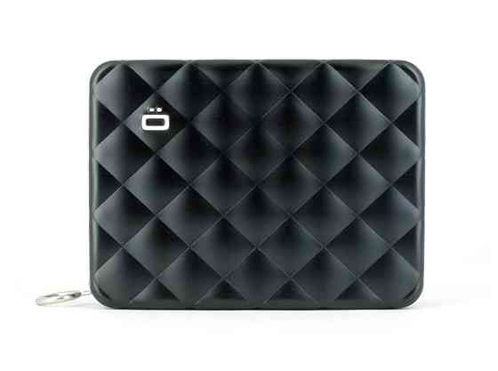 Гаманець на блискавці OGON Quilted Passport, чорний Рівне