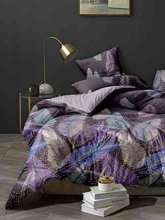 Ecotton Комплект постільної білизни Ecotton Євро 210х220 см Перинка фіолетовий (20098АВ) Коломыя