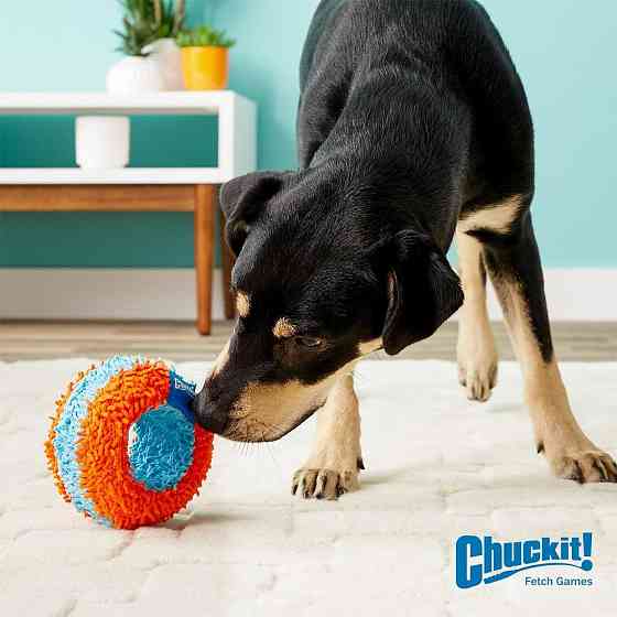 Пушистый роллер для собак Chuckit! Indoor Roller игрушка для помещений Винница