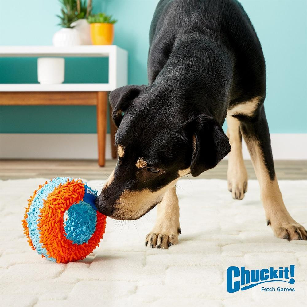 Пушистый роллер для собак Chuckit! Indoor Roller игрушка для помещений Винница - изображение 4