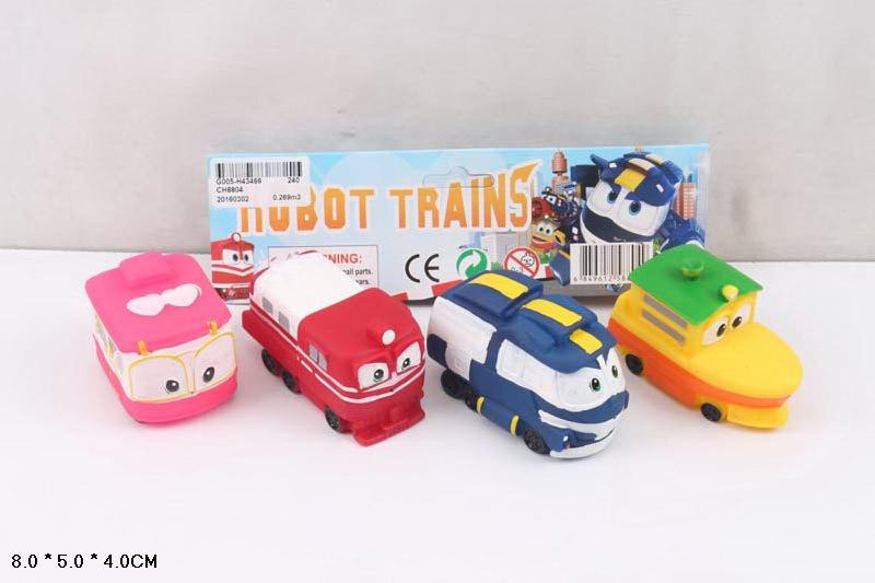 Набір для ванної CH8804 "Robot Trains" 4шт.кул.8*5*4 см, шт Київ - фото 1