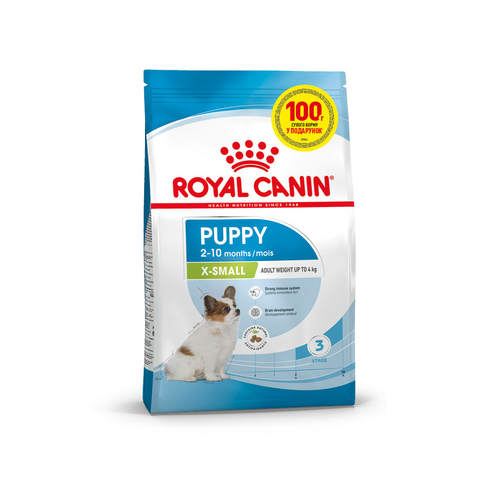 Корм для цуценят мініатюрних порід ROYAL CANIN XSMALL PUPPY 400 г + 100 г у подарунок Киев - изображение 1