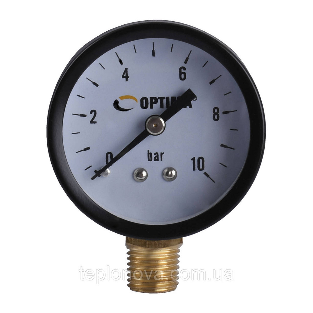 Манометр Optima 10 атм. 50 мм. ( Y50 - YFC-2 ) Чернівці - фото 1