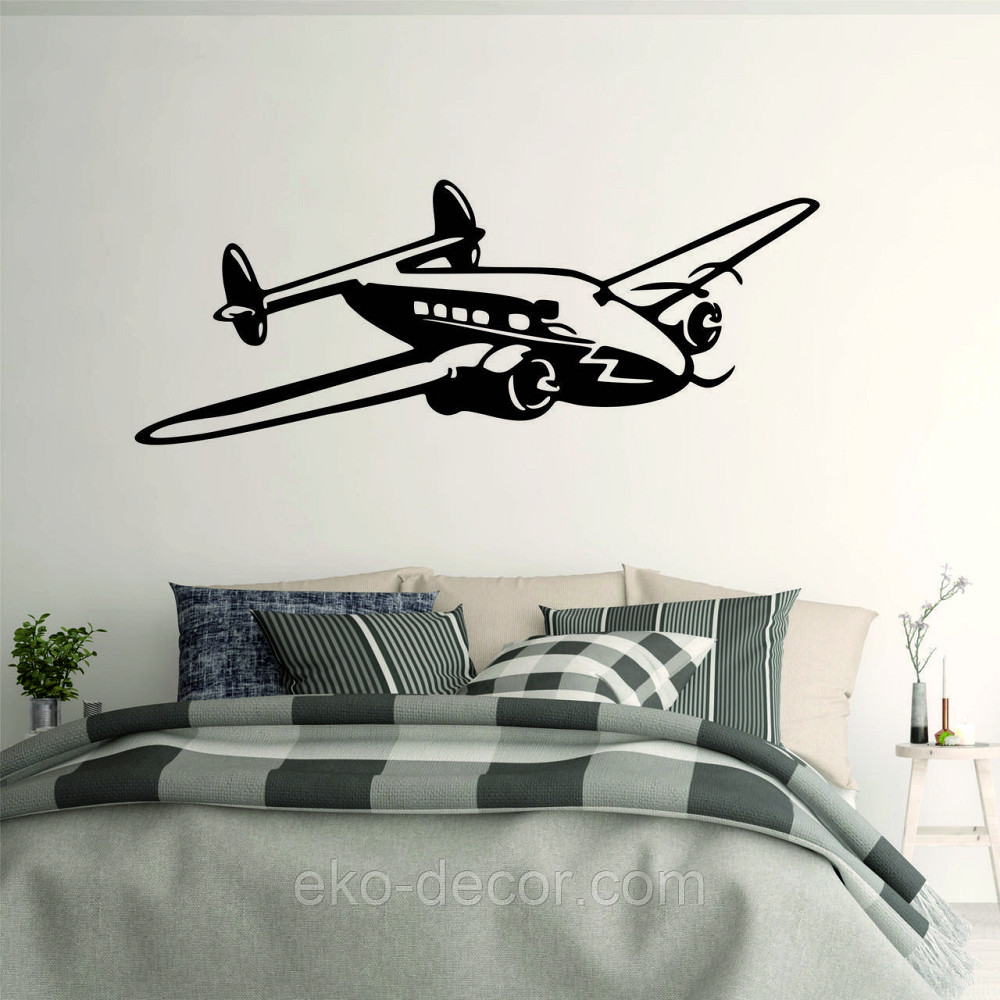 Декоративне настінне Панно «Літак», Декор на стіну Київ - фото 1