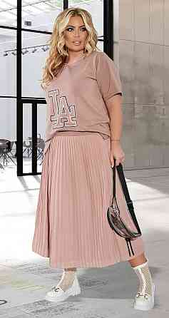 Костюм зі спідницею в складку великого розміру (56) Київ