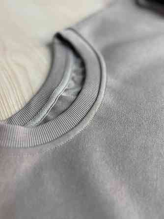 Свитшот женский A-N 30070-1 базовый оверсайз однотонный, бежевый, one size Киев