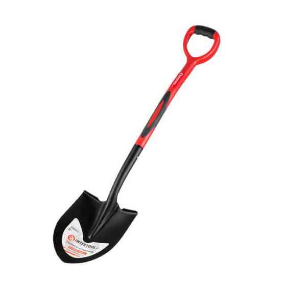 Лопата штикова, ручка з фібергласу, 217×290×1050 мм INTERTOOL FT-2013 Киев