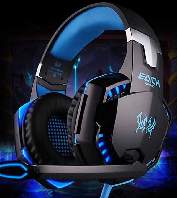 Ігрові навушники Kotion Each G2000 з мікрофоном і підсвіткою. Харків - фото 7