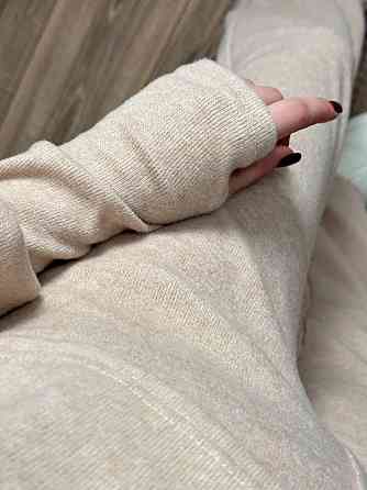 Женский базовый теплый костюм: кофта и штаны Турецкая Ангора Беж, 48/52 Одесса