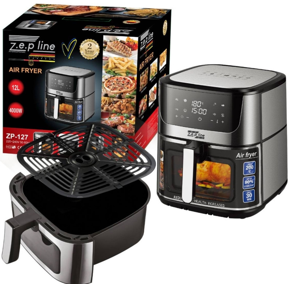 Аерогриль 2 тени Zepline 4000ВТ 12л. Київ - фото 4