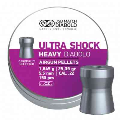 Пульки JSB Heavy Ultra Shock 5,5 мм 150 шт/уп (546228-150) Вінниця