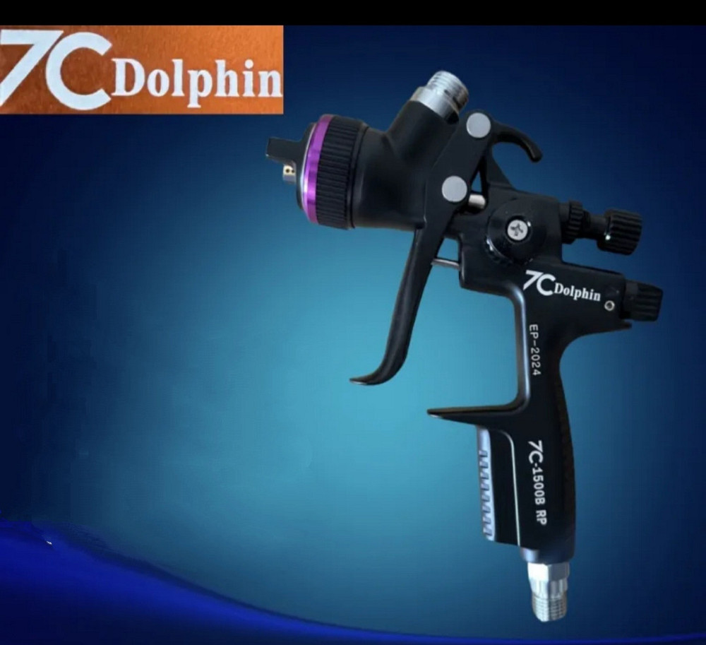 Пневматичний фарбопульт 7C Dolphin EP-2024 / 7C-1500 RP дюза 1.6для фарбування авто та лакофарбових матеріалів Київ - фото 6