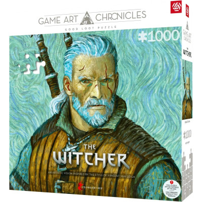 Пазл GoodLoot The Witcher Geralt of Rivia & Vincent van Gogh 1000 эл. (5908305247548) Винница - изображение 2