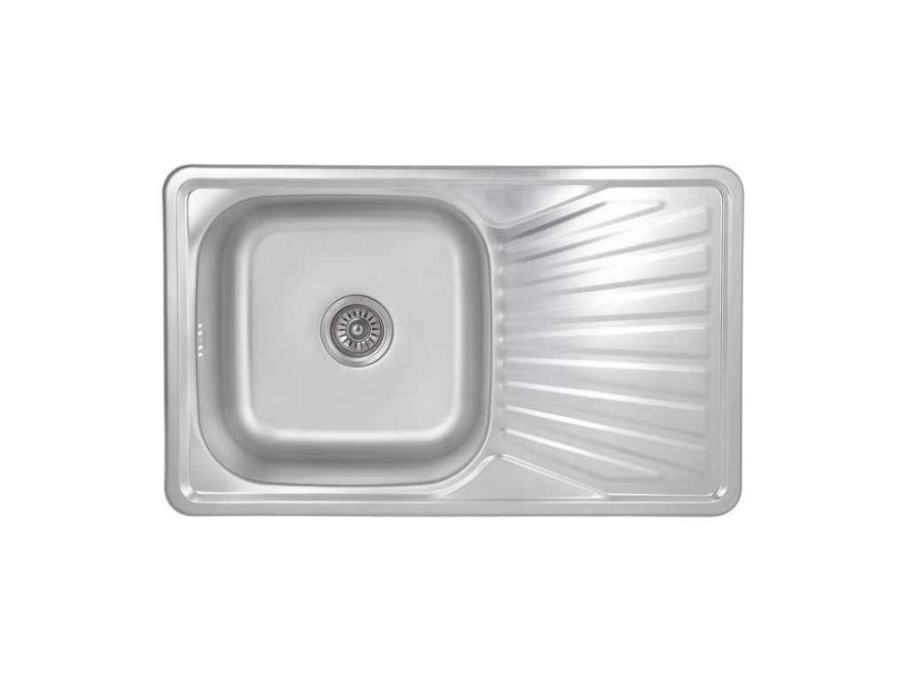 Мойка врезная 780х480х180мм 1 7848, Micro Decor 0,8мм BRIN7848MDEC08 ТМ Brindex Киев - изображение 1