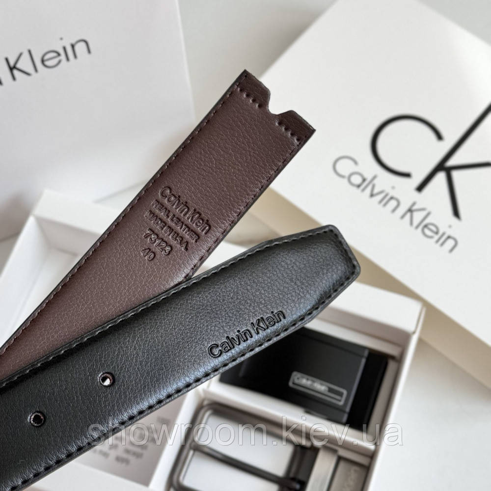 Чоловічий подарунковий набір (ремінь із двома пряжками) (408) Київ - фото 8