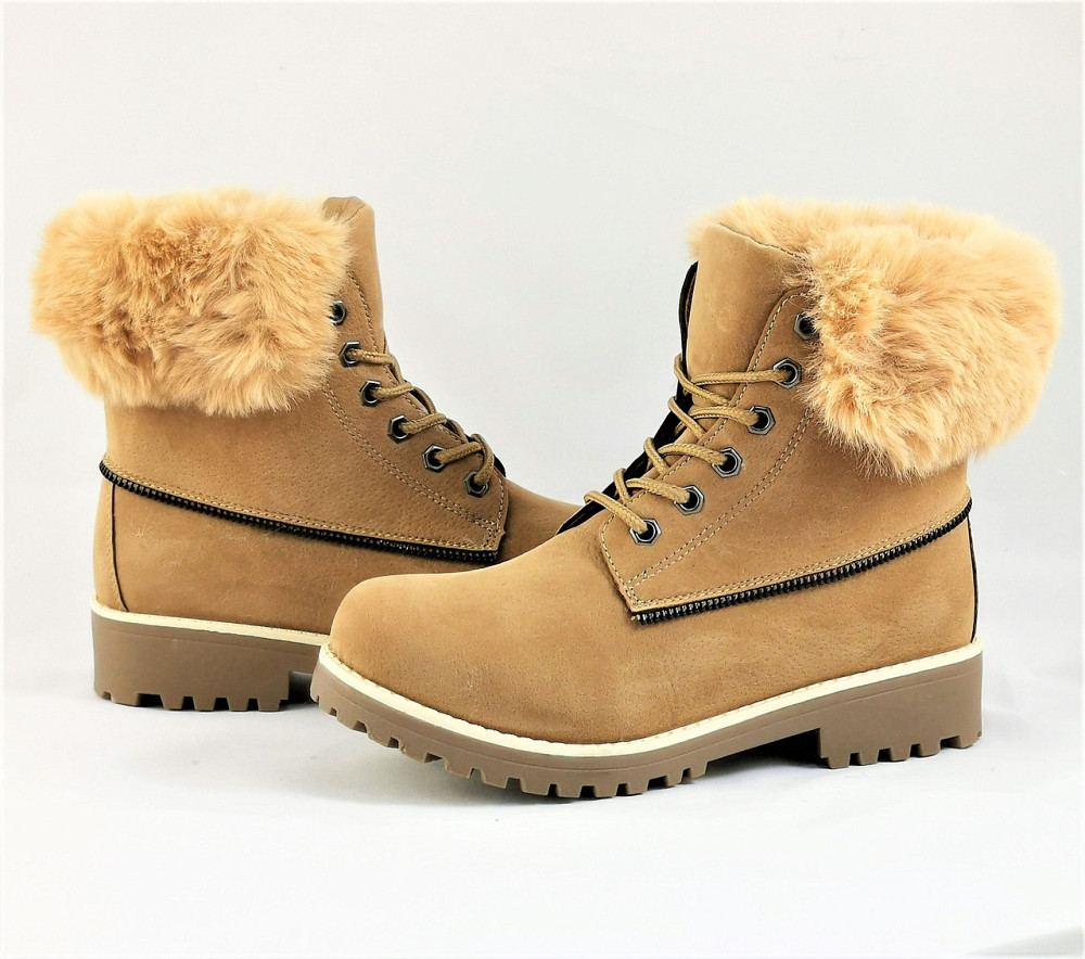 Змінні півчоботи Жіночі Бежеві з Хухом Черевики (розміри: 36) - 44-3 Дніпро - фото 2