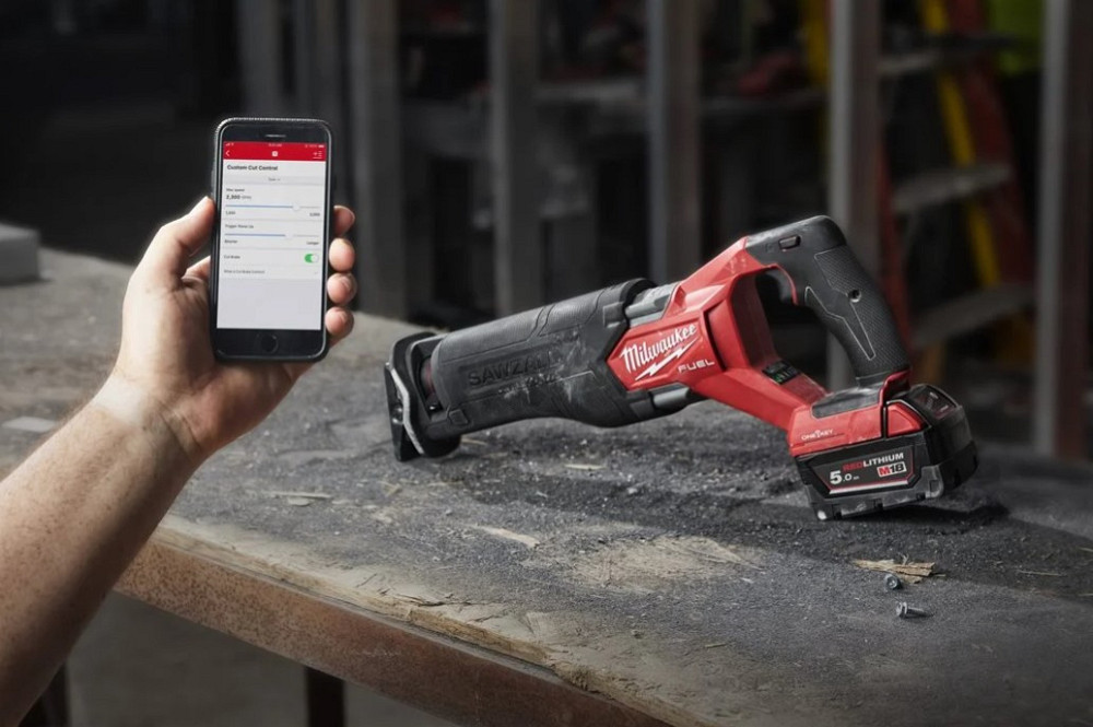 Пила шабельна акумуляторна MILWAUKEE, M18 ONEFSZ-0X (+ полотно, HD кейс) Одеса - фото 3