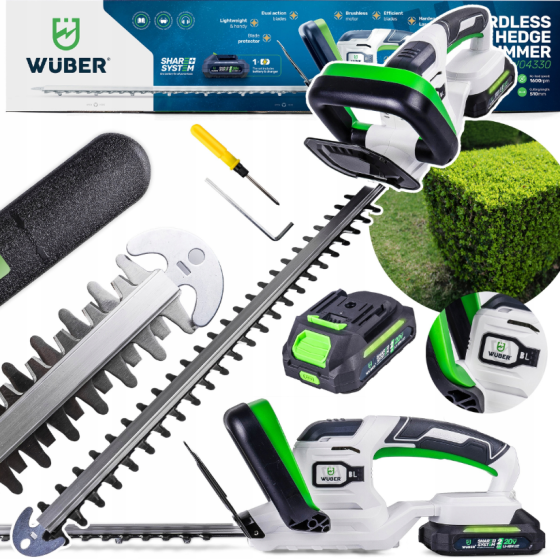 Кущоріз акумуляторний 51см + акумулятор 20В 2А·год Wuber (Польща) Київ