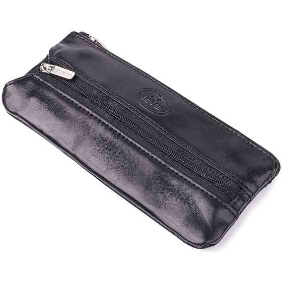 Містка ключниця на одне відділення з гладкої натуральної шкіри Tony Perotti 20851_1 (2686 nero) Чорний Київ